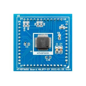 BMS Workshop HT45F8650 48LQFP-EP MCU Adaptor Board ESK-BMS-865048