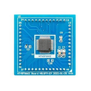 BMS Workshop HT45F8662 48LQFP-EP MCU Adaptor Board ESK-BMS-866248